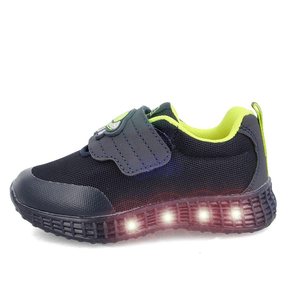 Zapatilla Niño Luces Bubblegummers Solaris Azul Marino-7