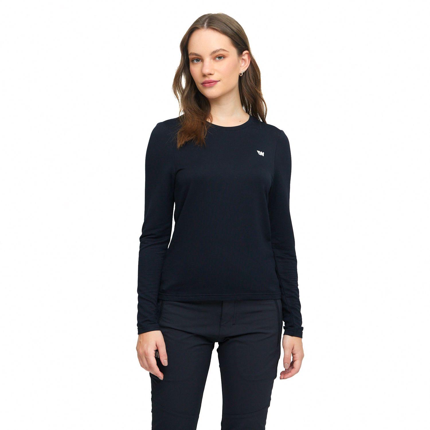 POLERA MANGA LARGA MUJER WEINBRENNER CALGARY NEGRO-0