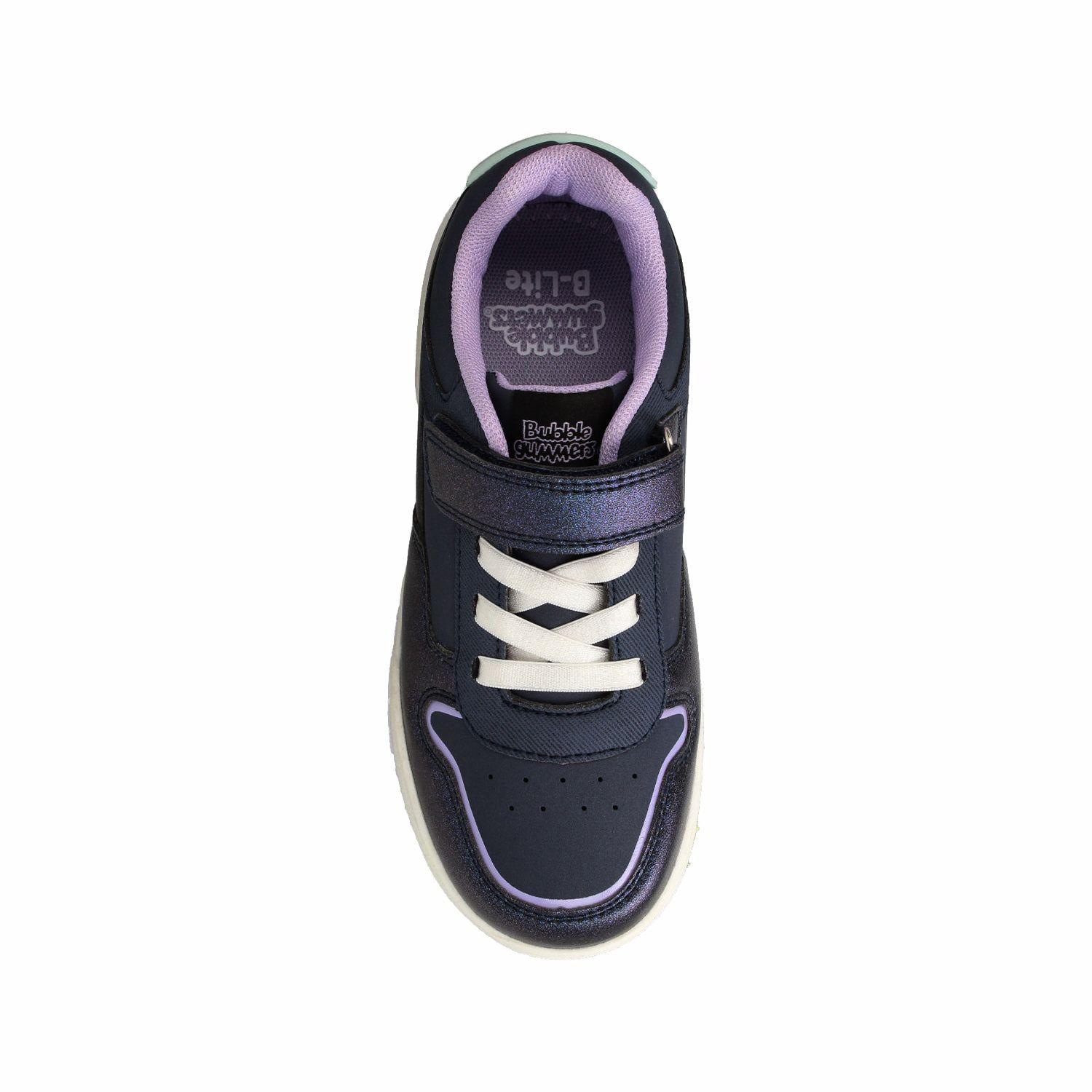 Zapatilla Niña Bubblegummers Dabble Azul Marino - Lila-3