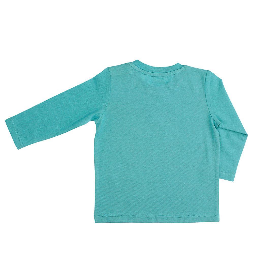POLERA MANGA LARGA NIÑO BUBBLEGUMMERS LITTLE FARM CELESTE-1