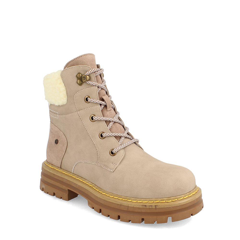 BOTÍN CASUAL MUJER BATA RED LABEL XTI BEIGE-0