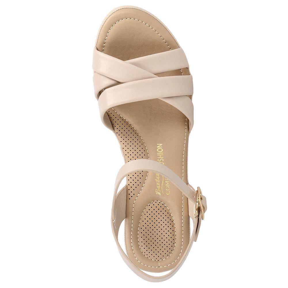 SANDALIA MUJER BATA COMFIT CIARNSA CREMA-5