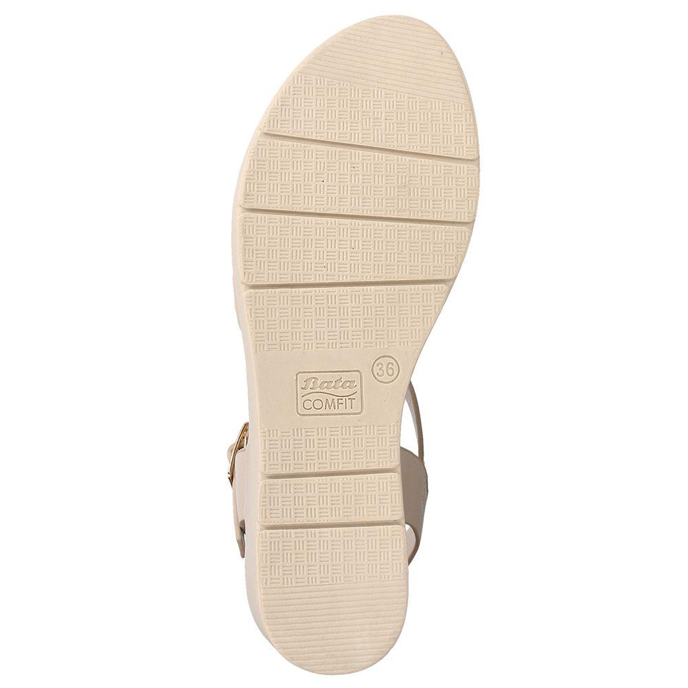 SANDALIA MUJER BATA COMFIT CIARNSA CREMA-6