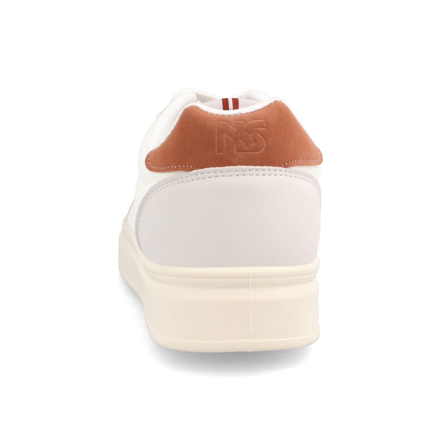 Zapatilla Mujer North Star New Skater  Blanco-Gris-2