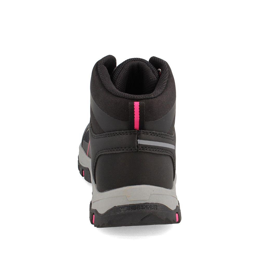 Botín Mujer Weinbrenner Baxter Mid Negro-Rosado-2