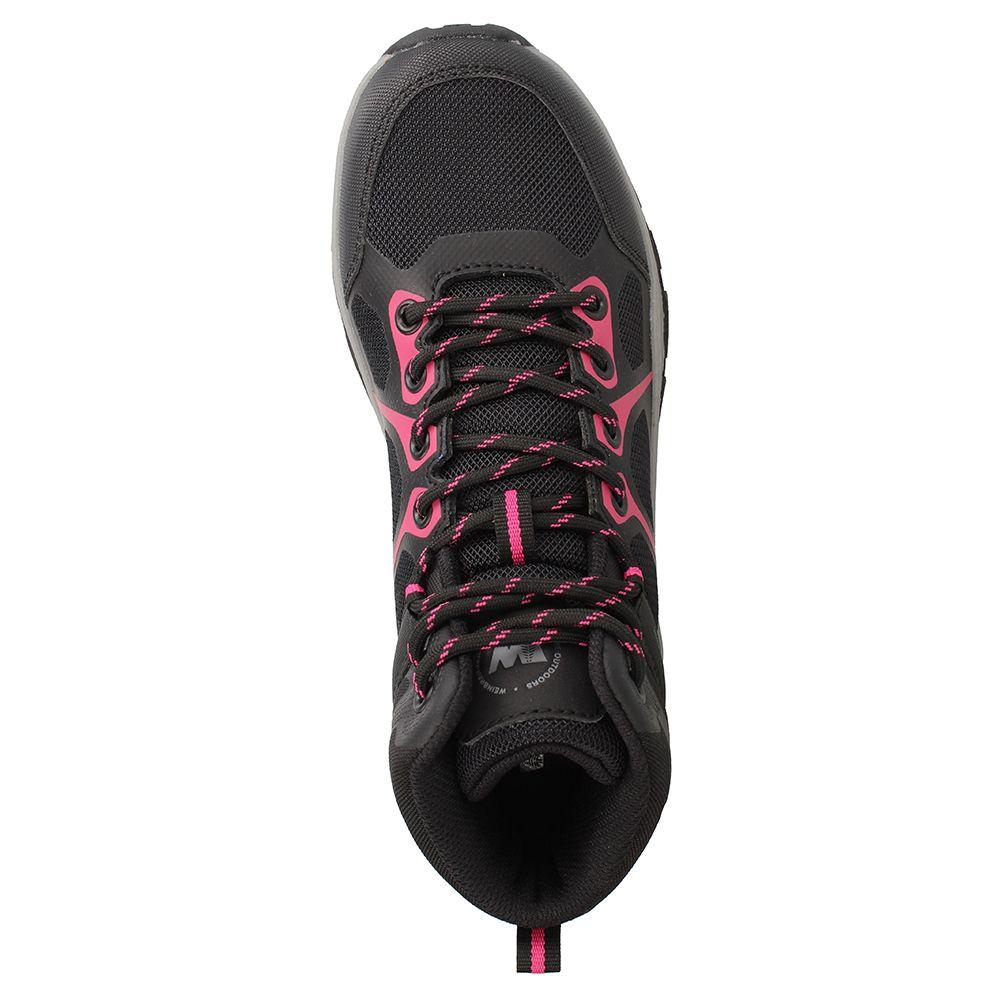 Botín Mujer Weinbrenner Baxter Mid Negro-Rosado-5