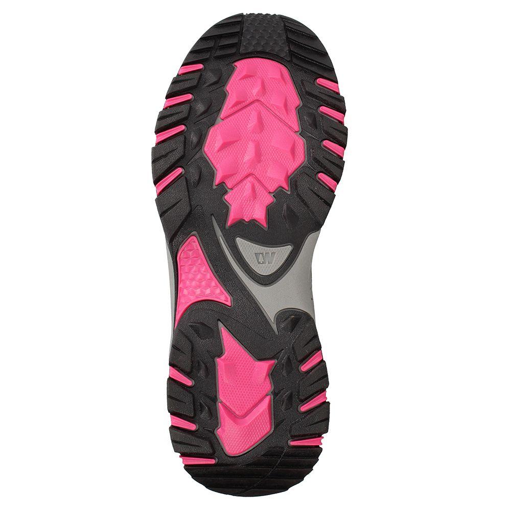 Botín Mujer Weinbrenner Baxter Mid Negro-Rosado-6