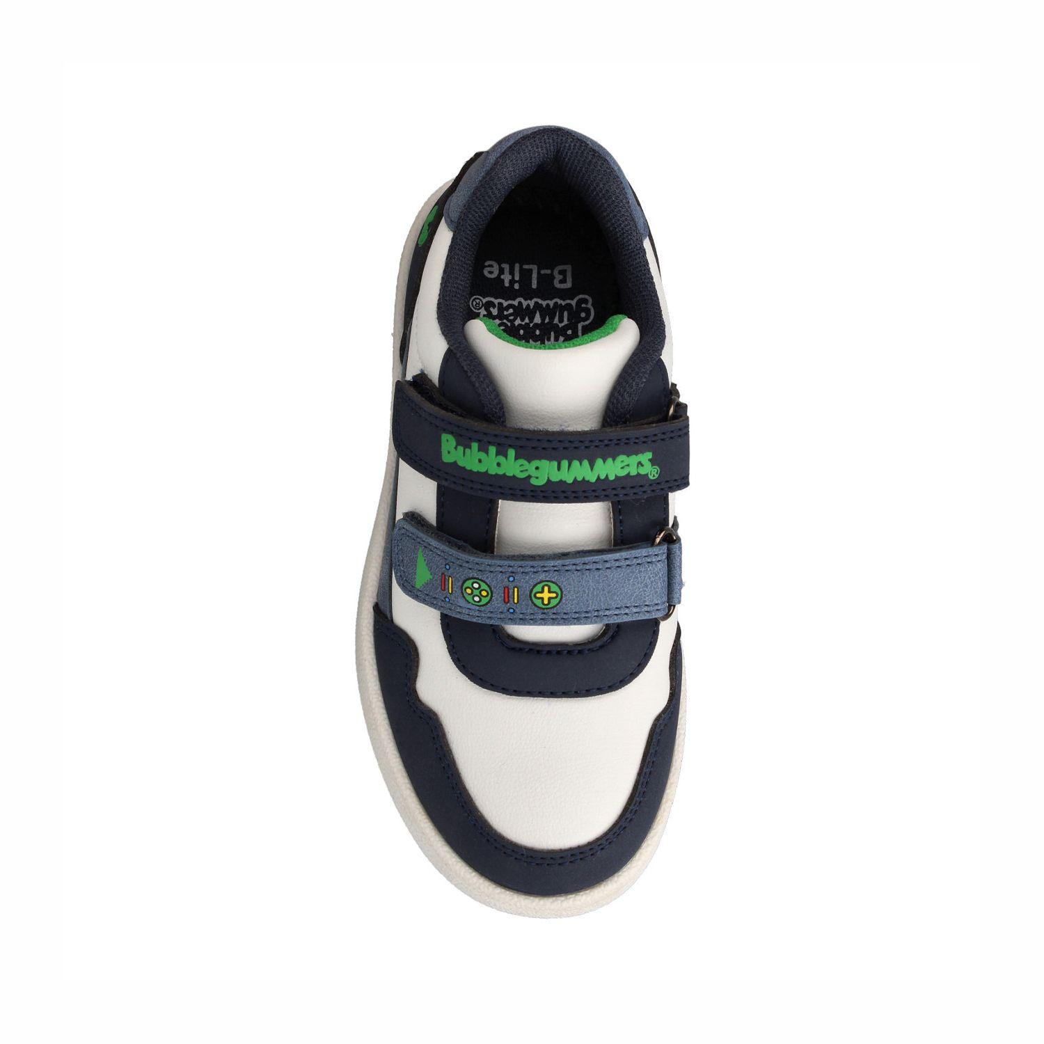 Zapatilla Niño Bubblegummers Clavel Blanco - Azul Marino-3