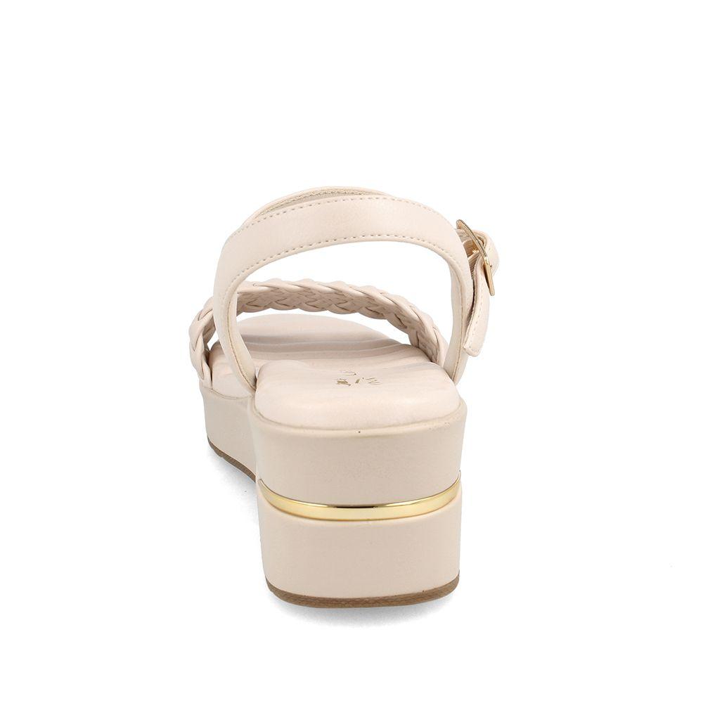 Sandalia Mujer Bata Mina Blanco-2