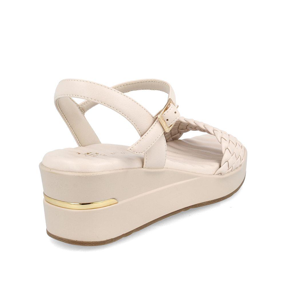 Sandalia Mujer Bata Mina Blanco-3