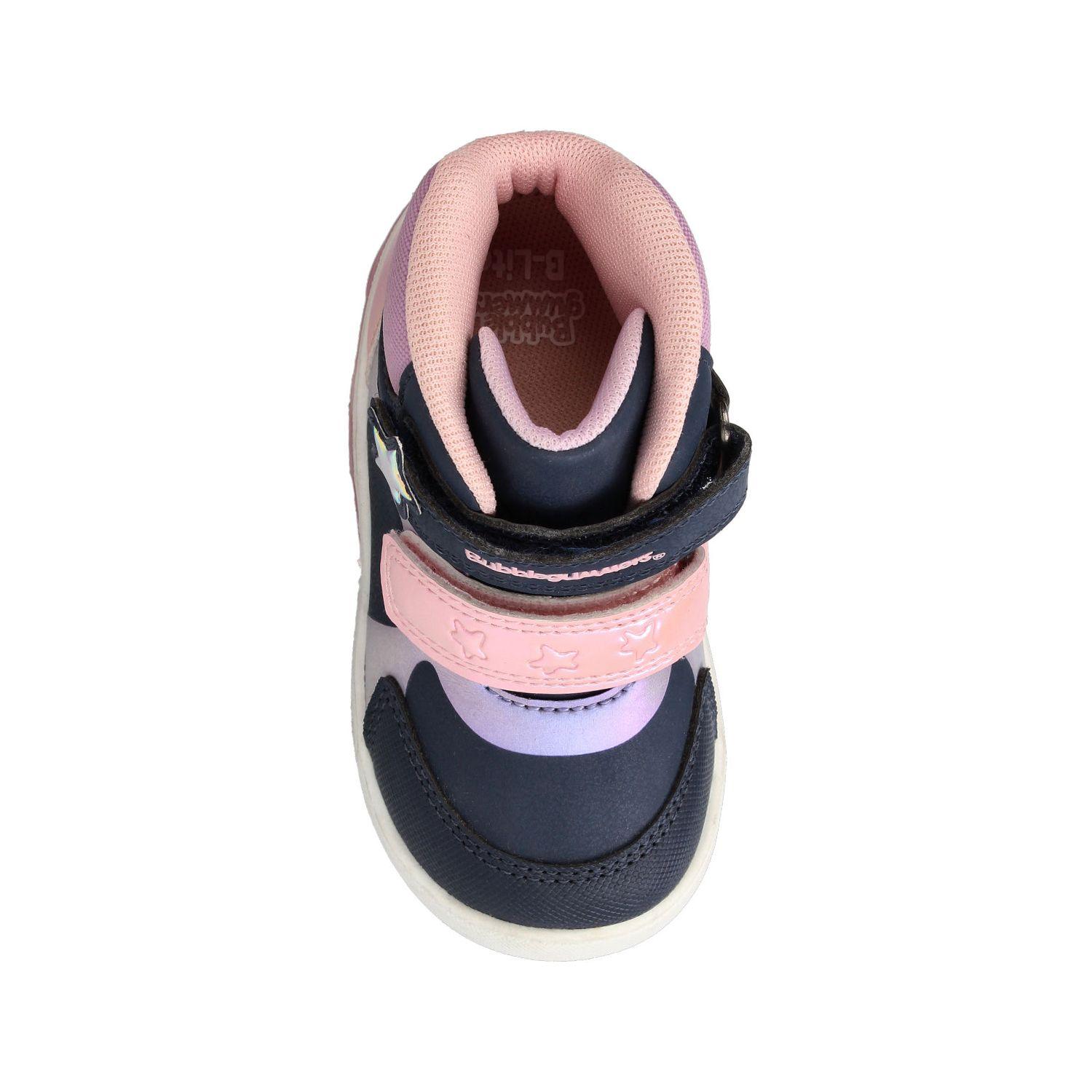 Botín Niña Bubblegummers Tokio Azul-Rosado-3