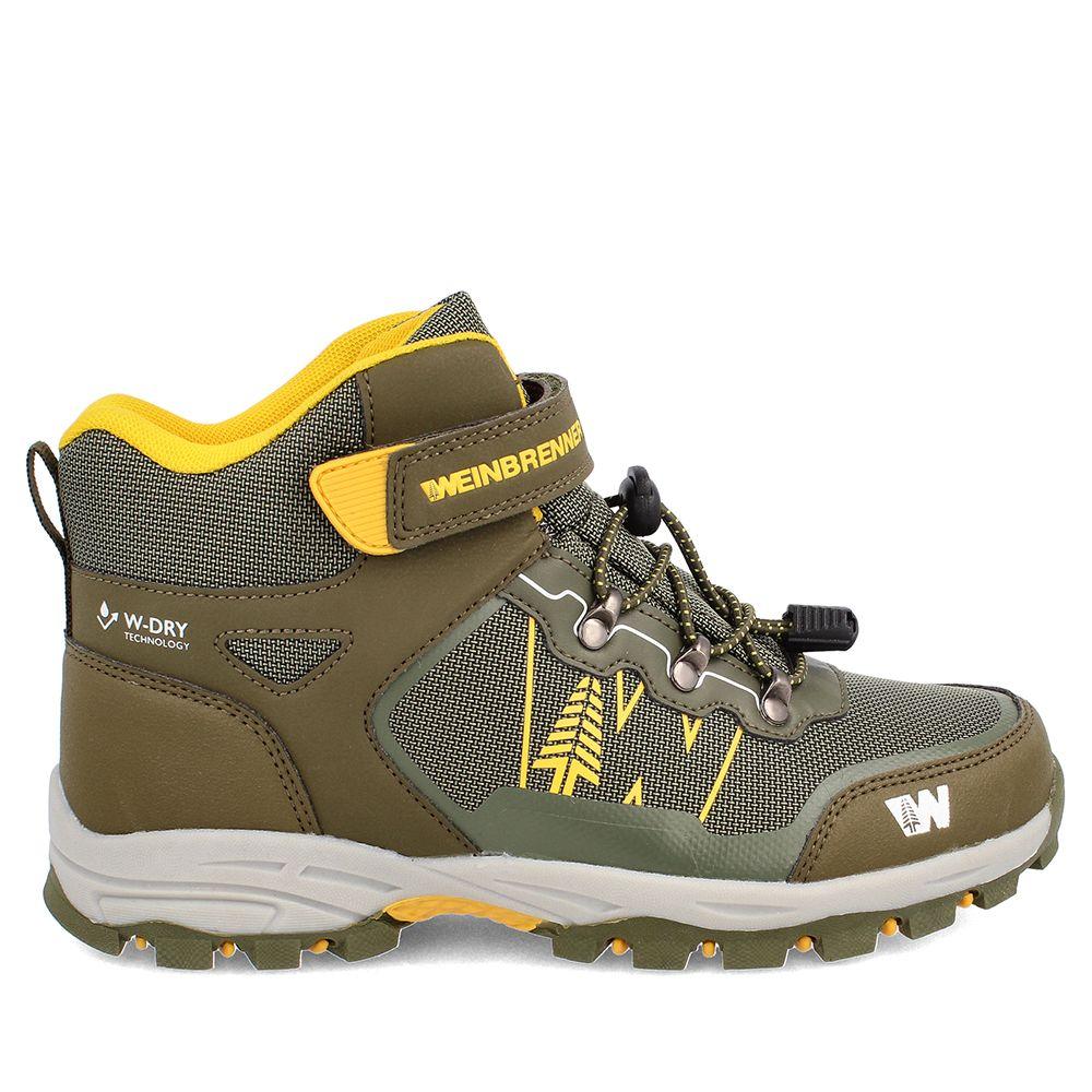 BOTÍN NIÑO WEINBRENNER SHERPI VERDE MILITAR OSCURO 34-38-0