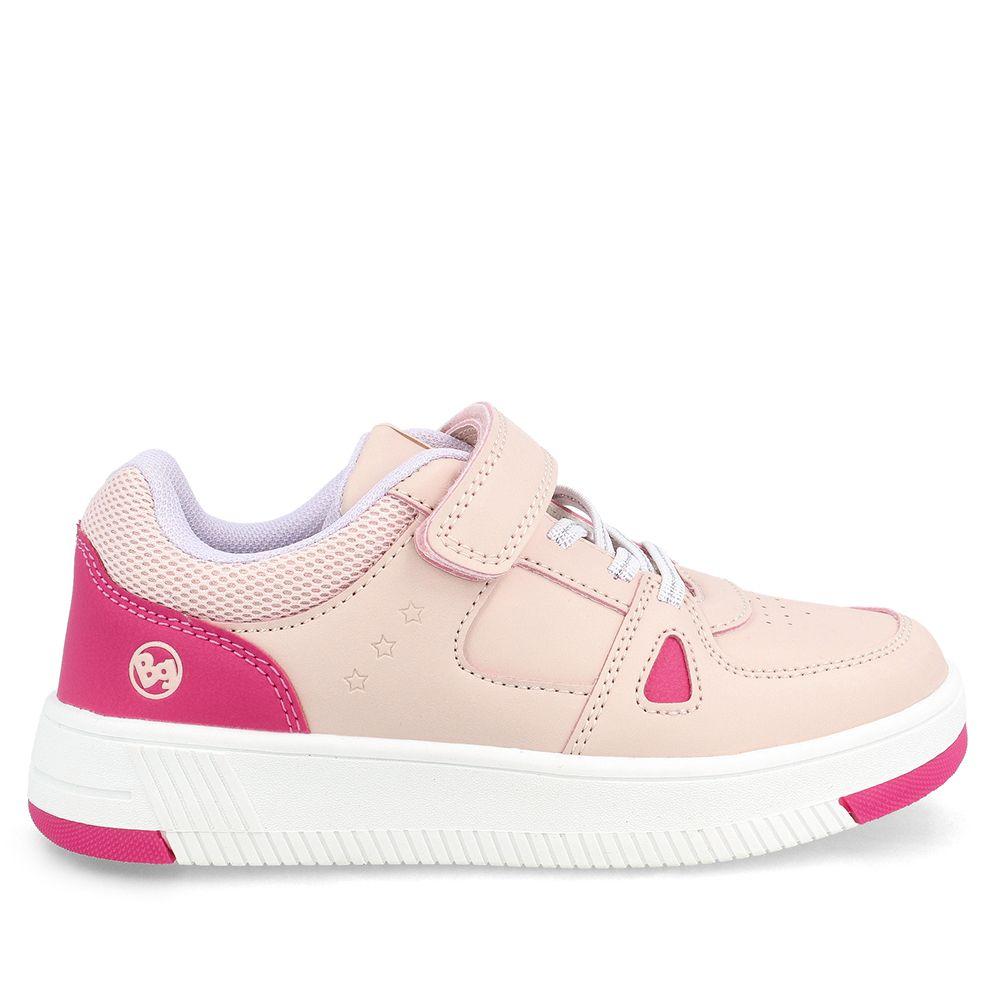 ZAPATILLA NIÑA BUBBLEGUMMERS ARNIE BEIGE FUCSIA 30-33-4