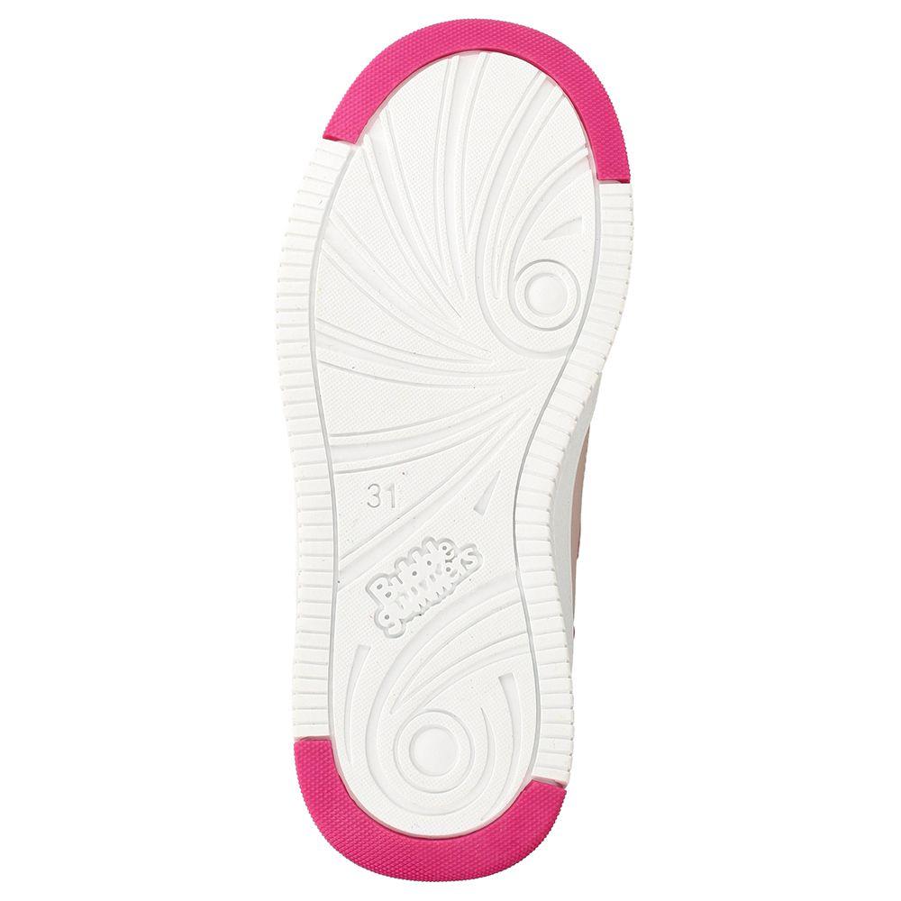 ZAPATILLA NIÑA BUBBLEGUMMERS ARNIE BEIGE FUCSIA 30-33-6