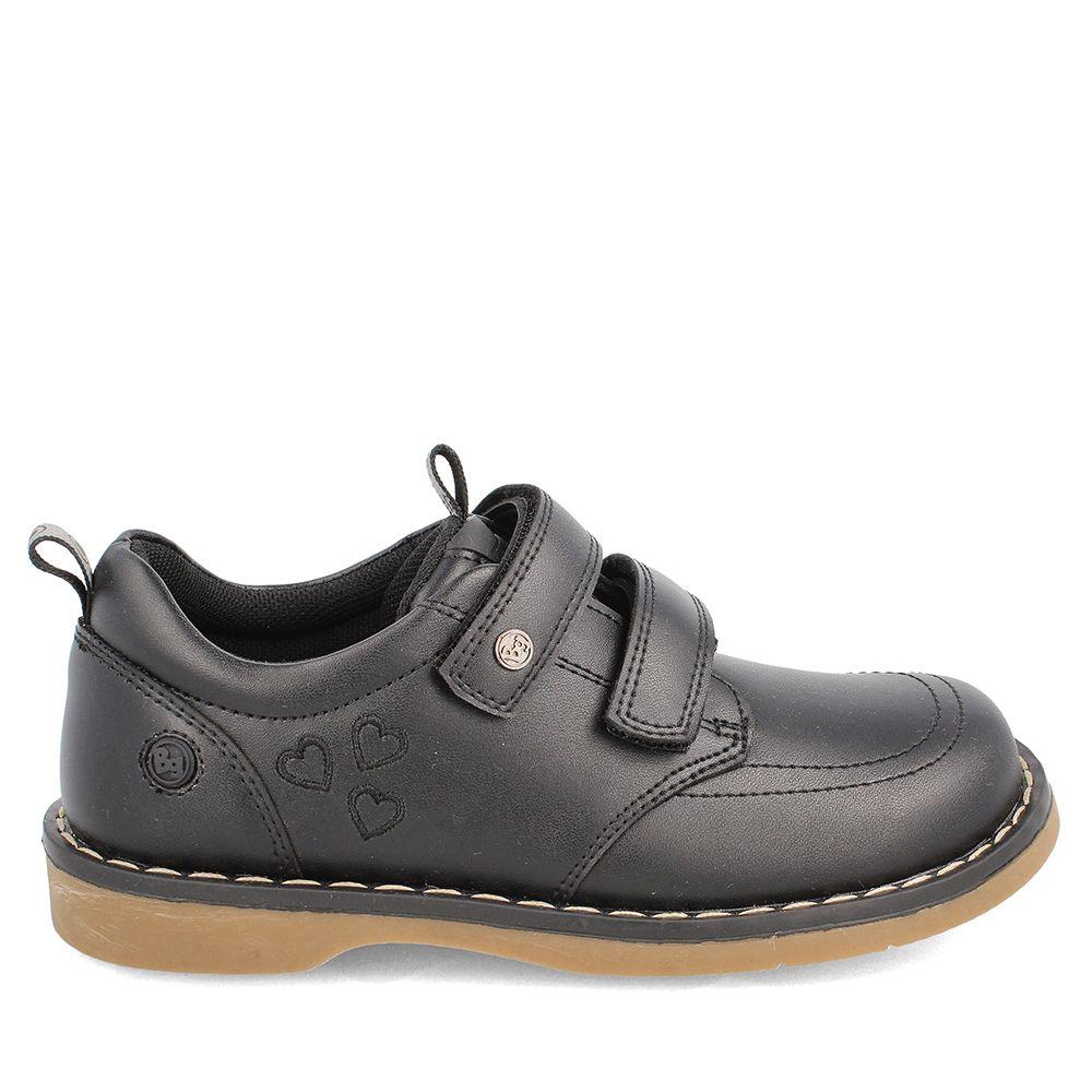 ZAPATO ESCOLAR NIÑA BUBBLEGUMMERS BABY STAR 3 NEGRO 30-33-4