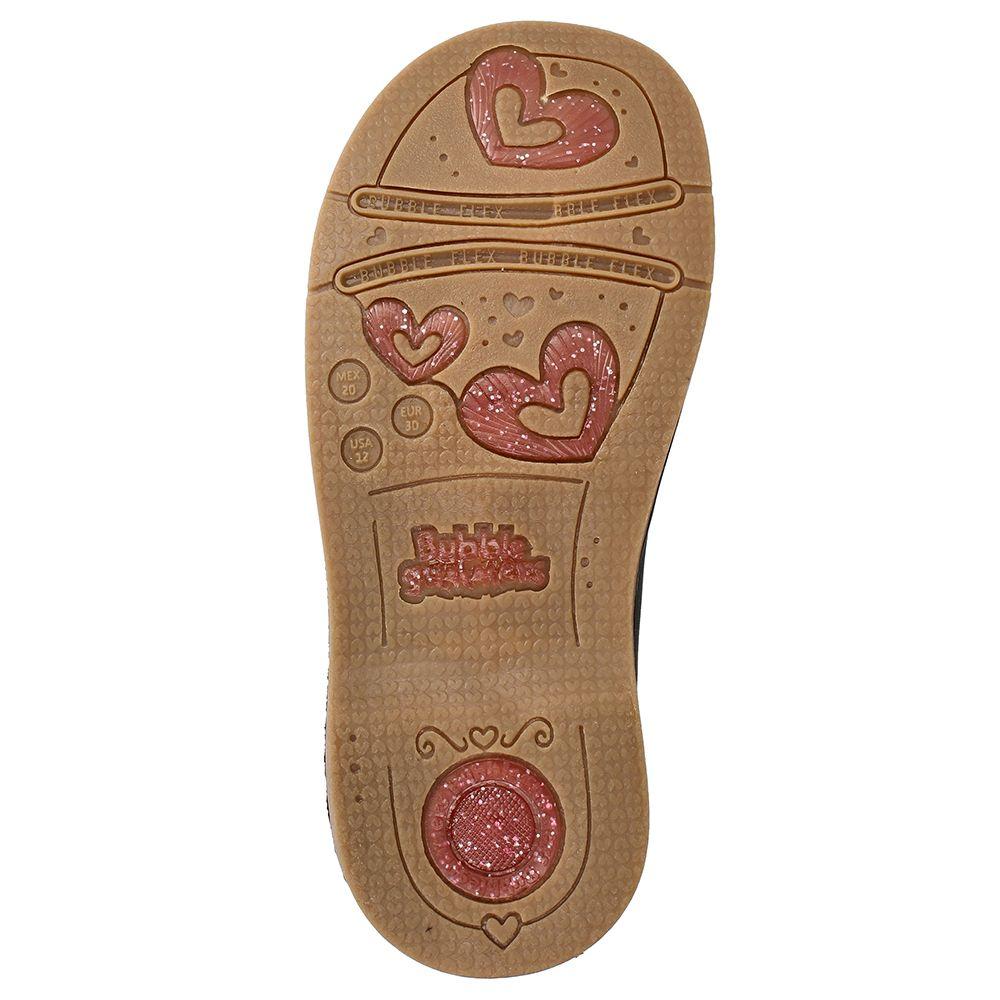 ZAPATO ESCOLAR NIÑA BUBBLEGUMMERS BABY STAR 3 NEGRO 30-33-6