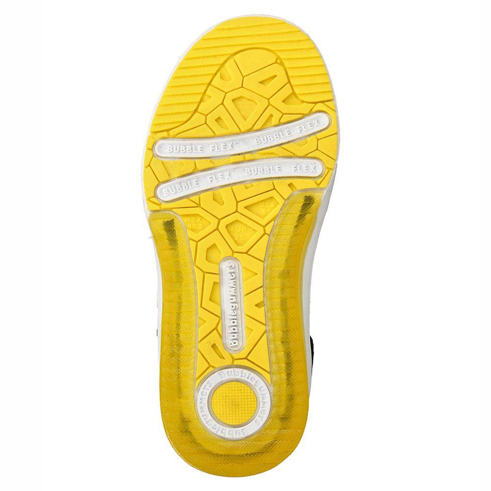 Zapatilla Niño Bubblegummers Minions Neon Blanco-Negro-6