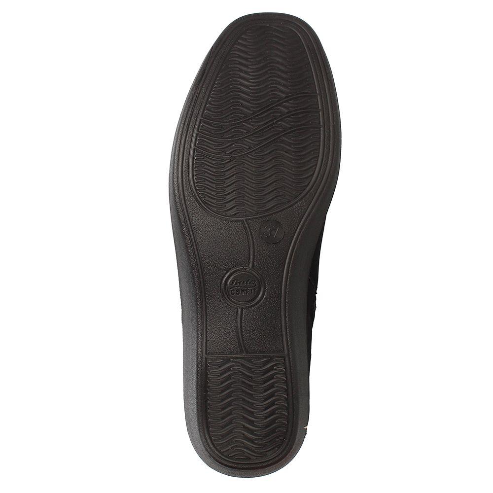 Botín Mujer Bata Comfit Newstar Negro Opaco-6