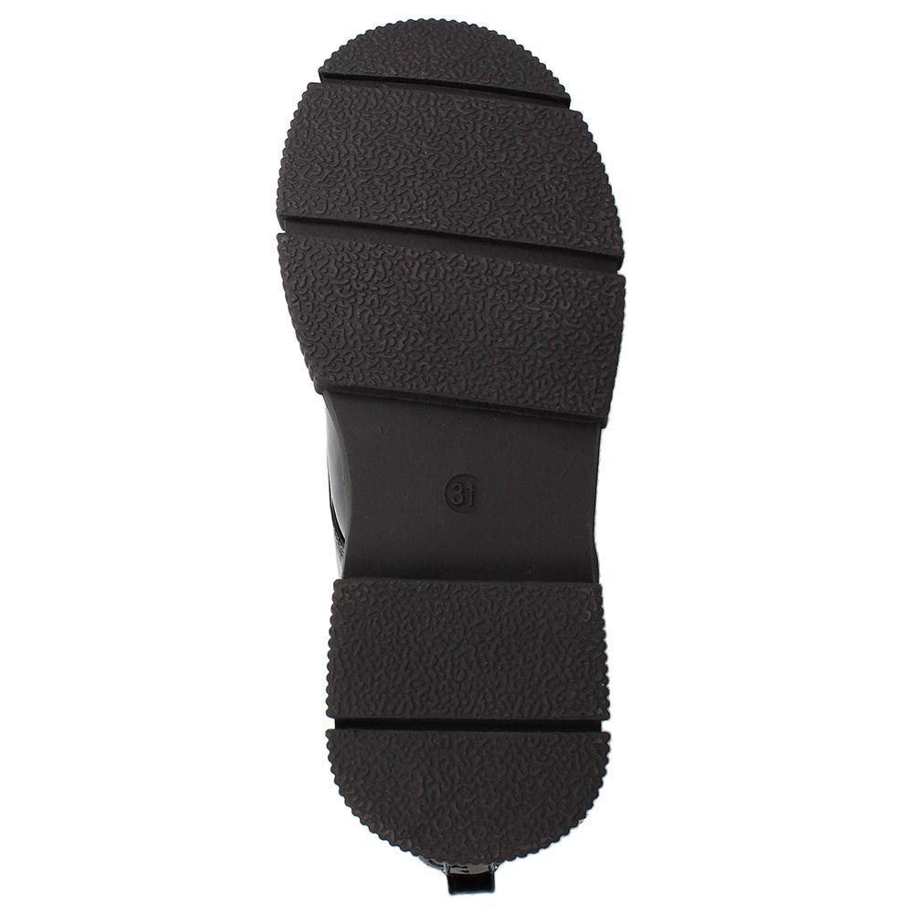 BOTIN NIÑA BUBBLEGUMMERS BALLARD CORDONES NEGRO 30-33-6