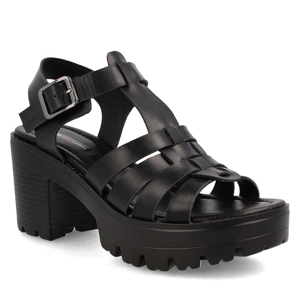 SANDALIA MUJER BATA RED LABEL DIANA NEGRO-0