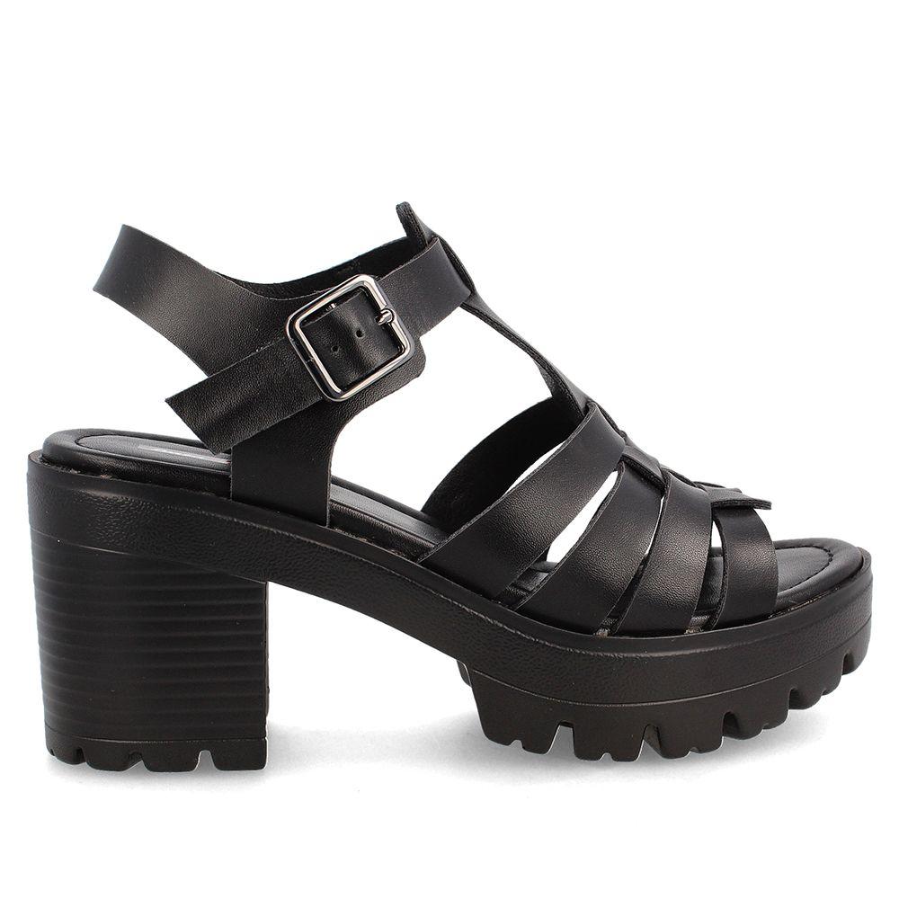 SANDALIA MUJER BATA RED LABEL DIANA NEGRO-4