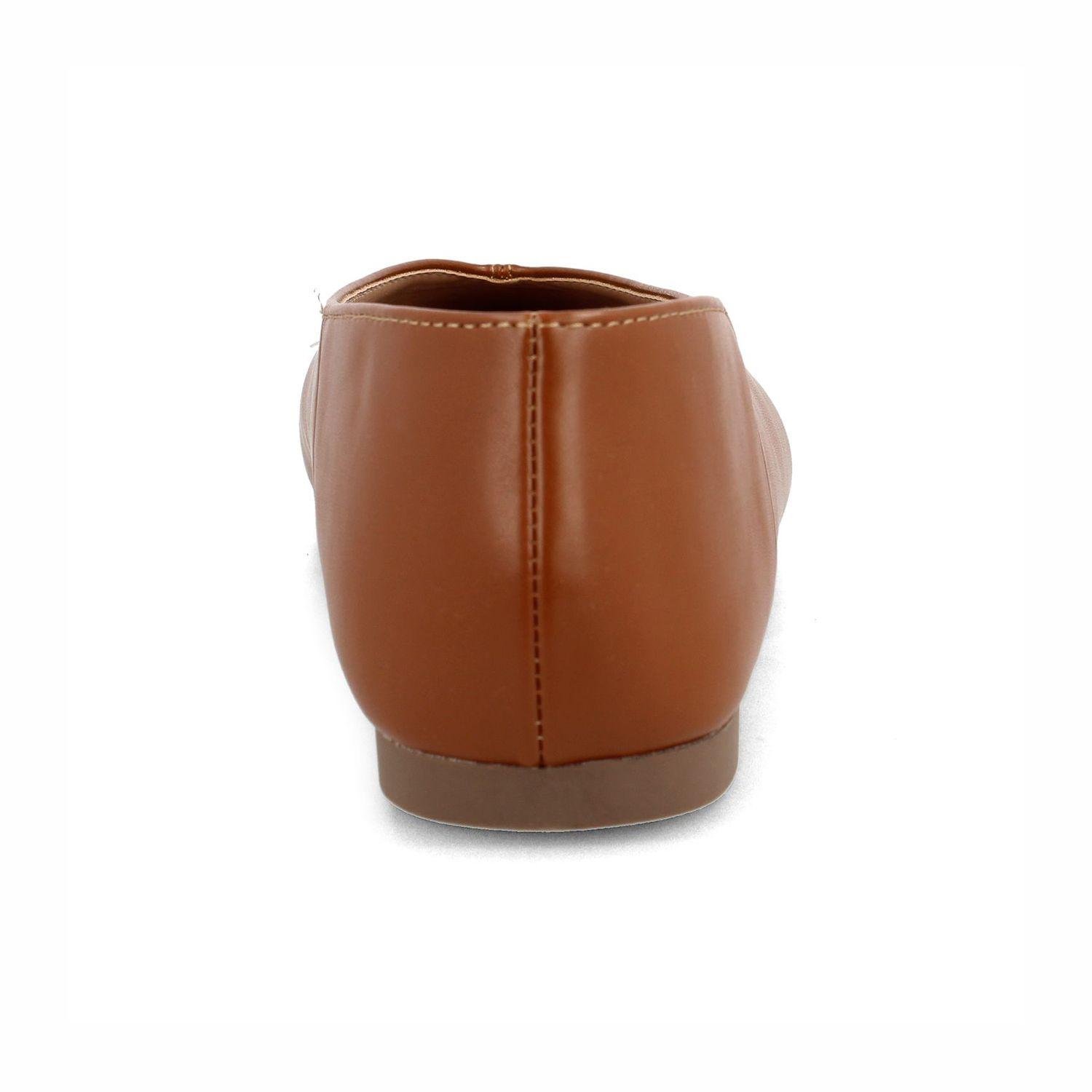 Ballerina Mujer Bata Prague Café-2