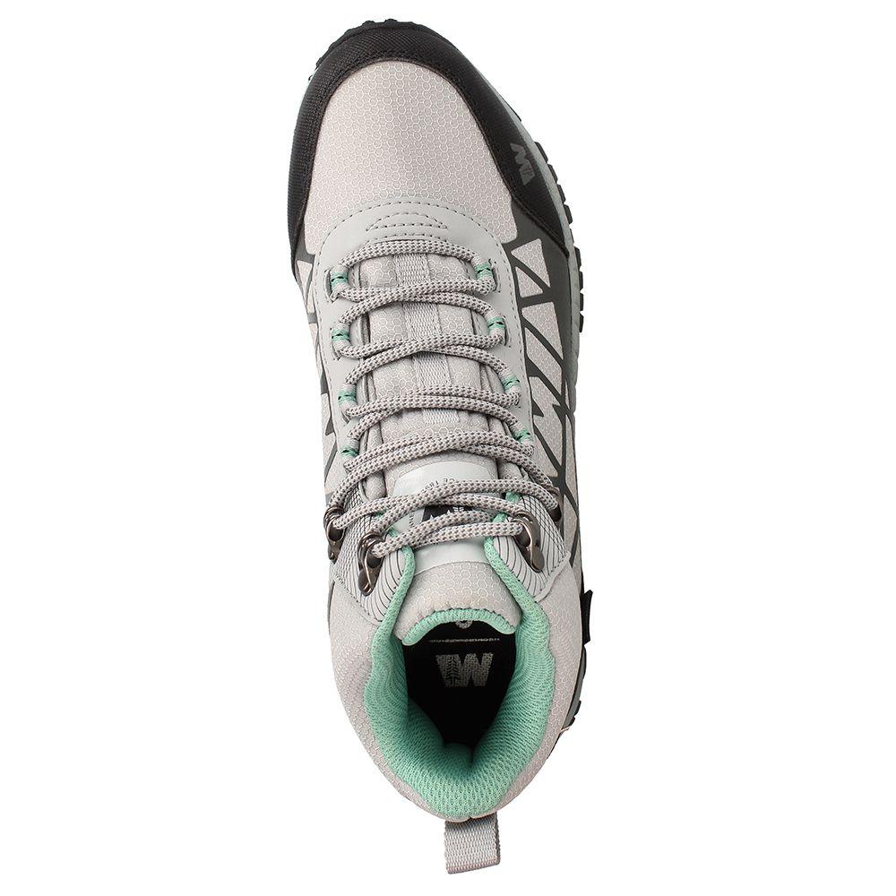 Botín Mujer Weinbrenner Himalaya Pyxis Hi Gris - Verde Claro-5