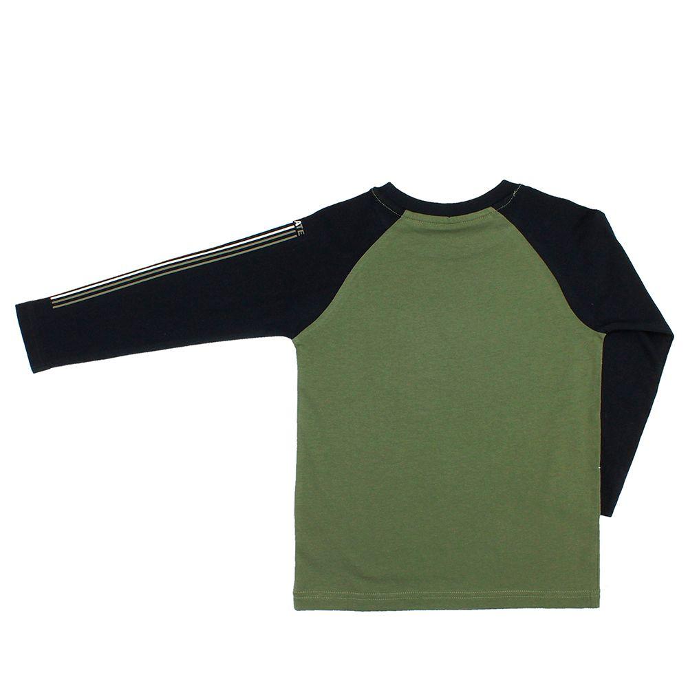POLERA MANGA LARGA NIÑO BUBBLEGUMMERS SKATE VERDE-1