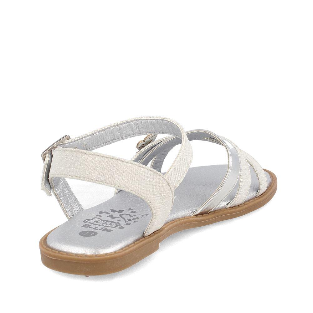 SANDALIA NIÑA BUBBLEGUMMERS BEYONCE PLATEADO 30-33-3