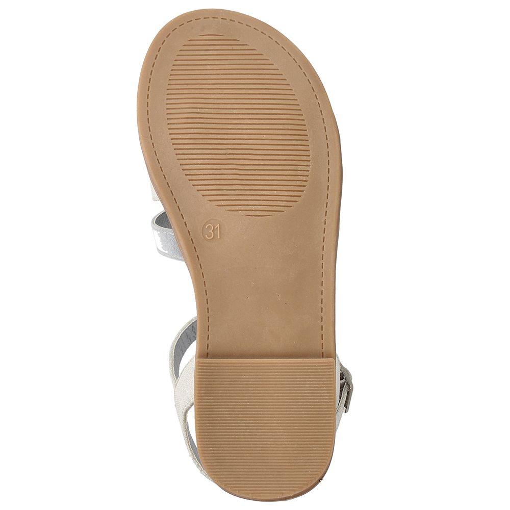 SANDALIA NIÑA BUBBLEGUMMERS BEYONCE PLATEADO 30-33-6