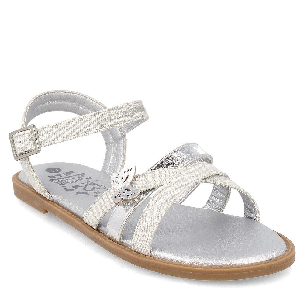 SANDALIA NIÑA BUBBLEGUMMERS BEYONCE PLATEADO 30-33-1