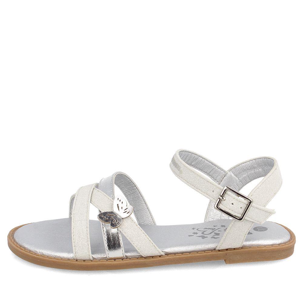 SANDALIA NIÑA BUBBLEGUMMERS BEYONCE PLATEADO 30-33-4