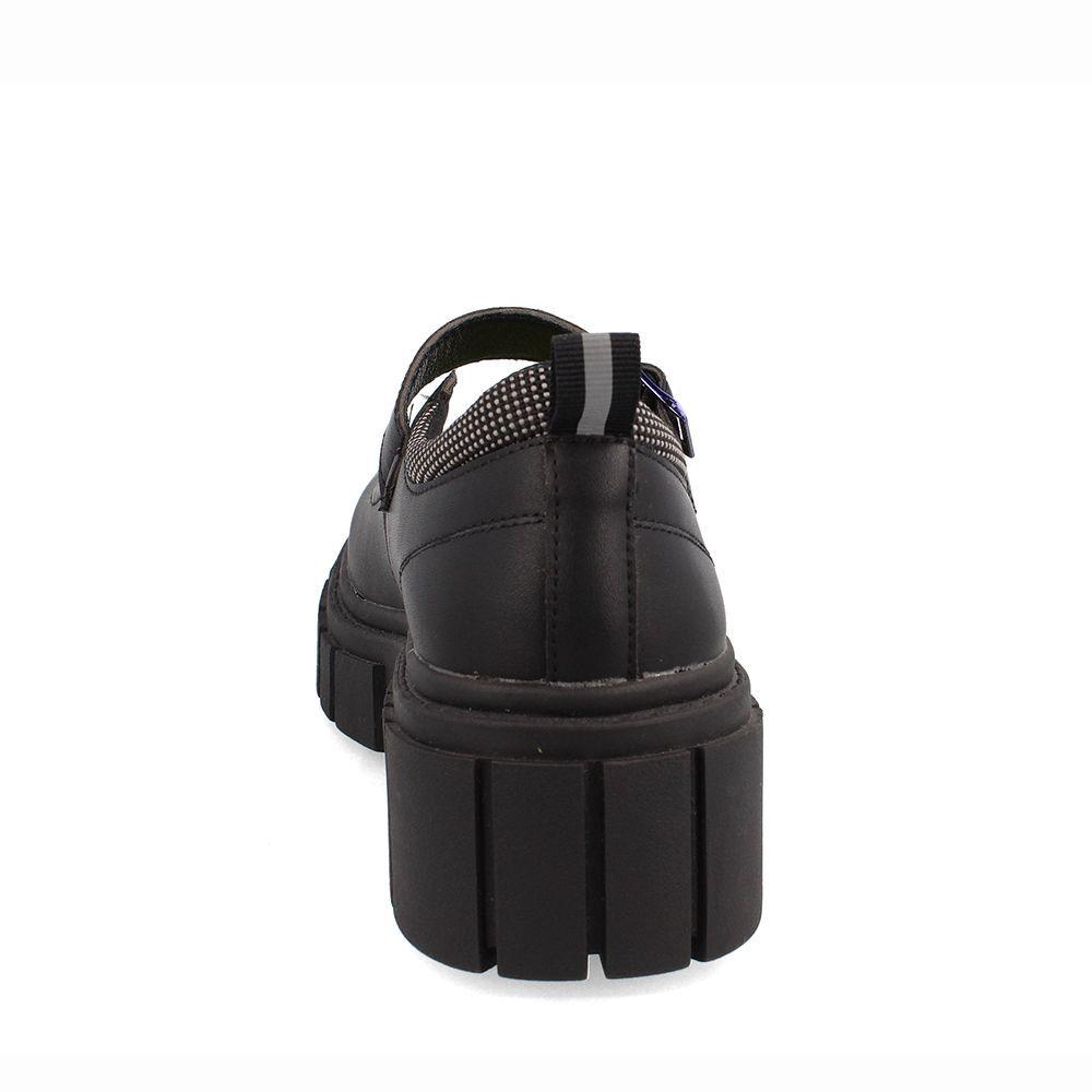 ZAPATO ESCOLAR BROCHE NIÑA TEENER CHUMY NEGRO-2