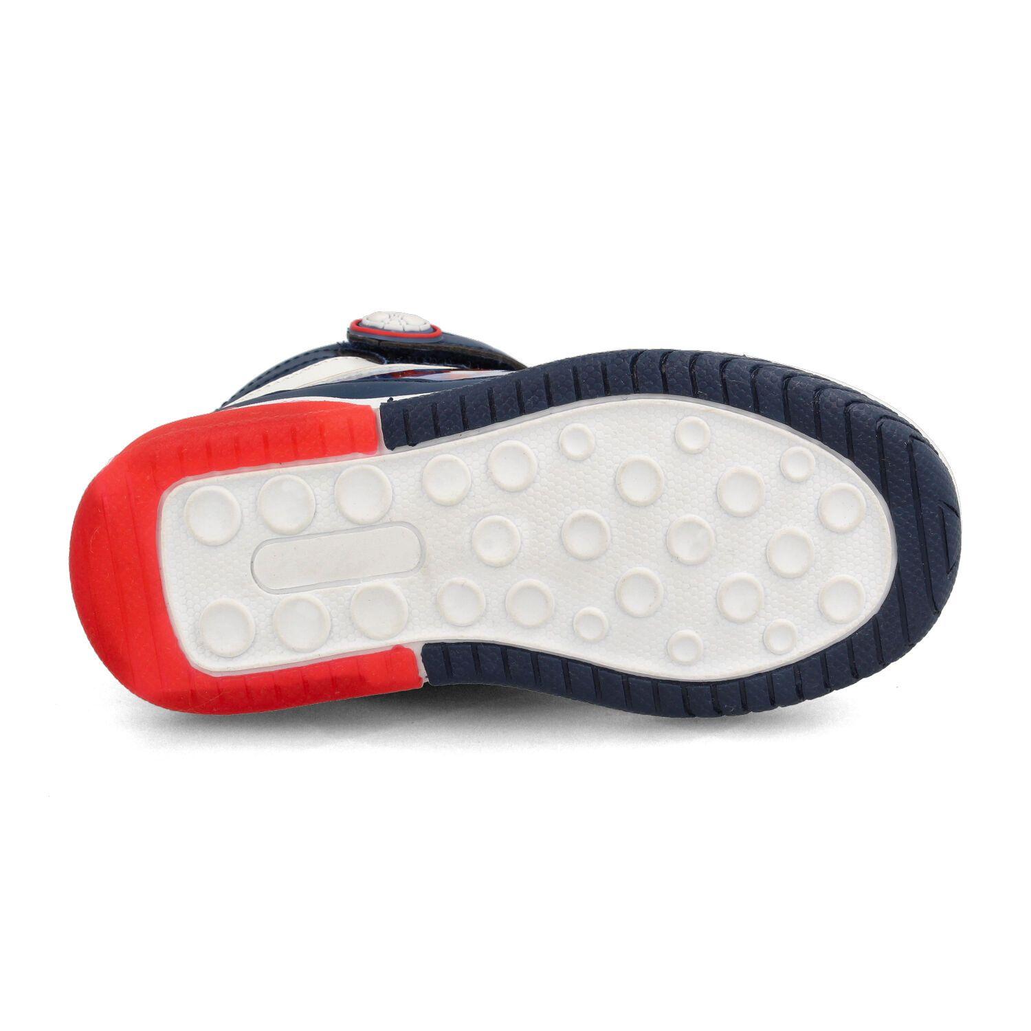 Zapatilla Niño Bubblegummers Spiderman Azul Marino - Rojo-4