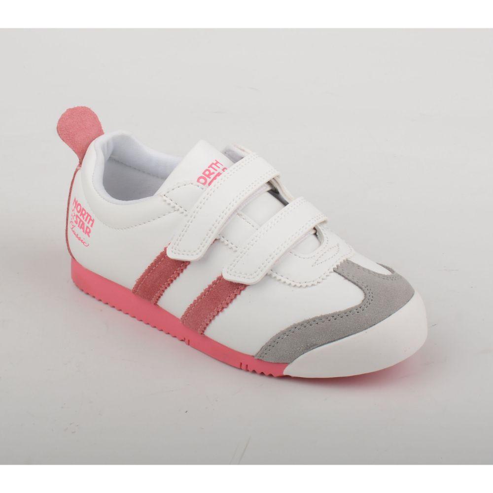 ZAPATILLA NIÑA NORTH STAR CLASSIC BLANCO - ROSADO 26 - 29-0
