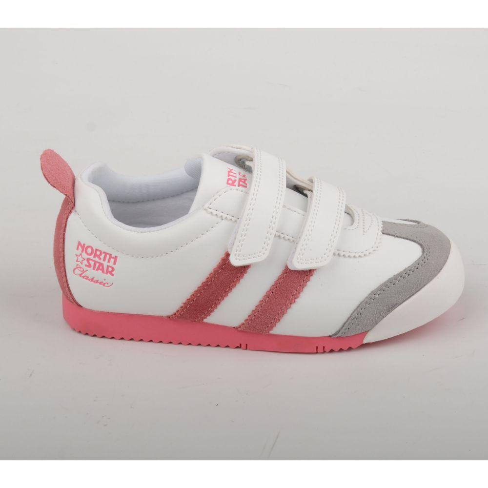 ZAPATILLA NIÑA NORTH STAR CLASSIC BLANCO - ROSADO 26 - 29-1
