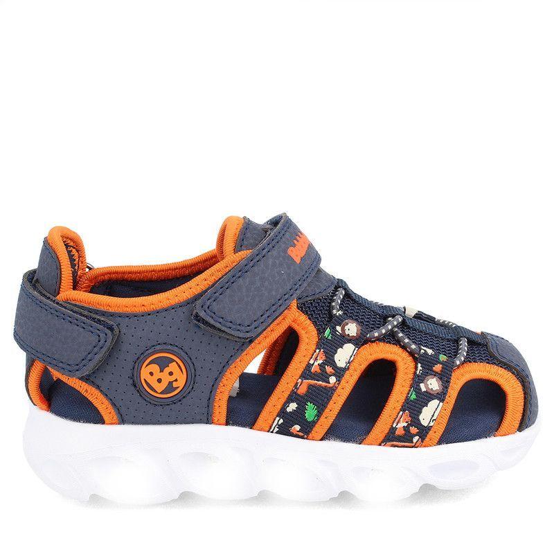 SANDALIA NIÑO BUBBLEGUMMERS MANCORA AZUL 22 - 25-7