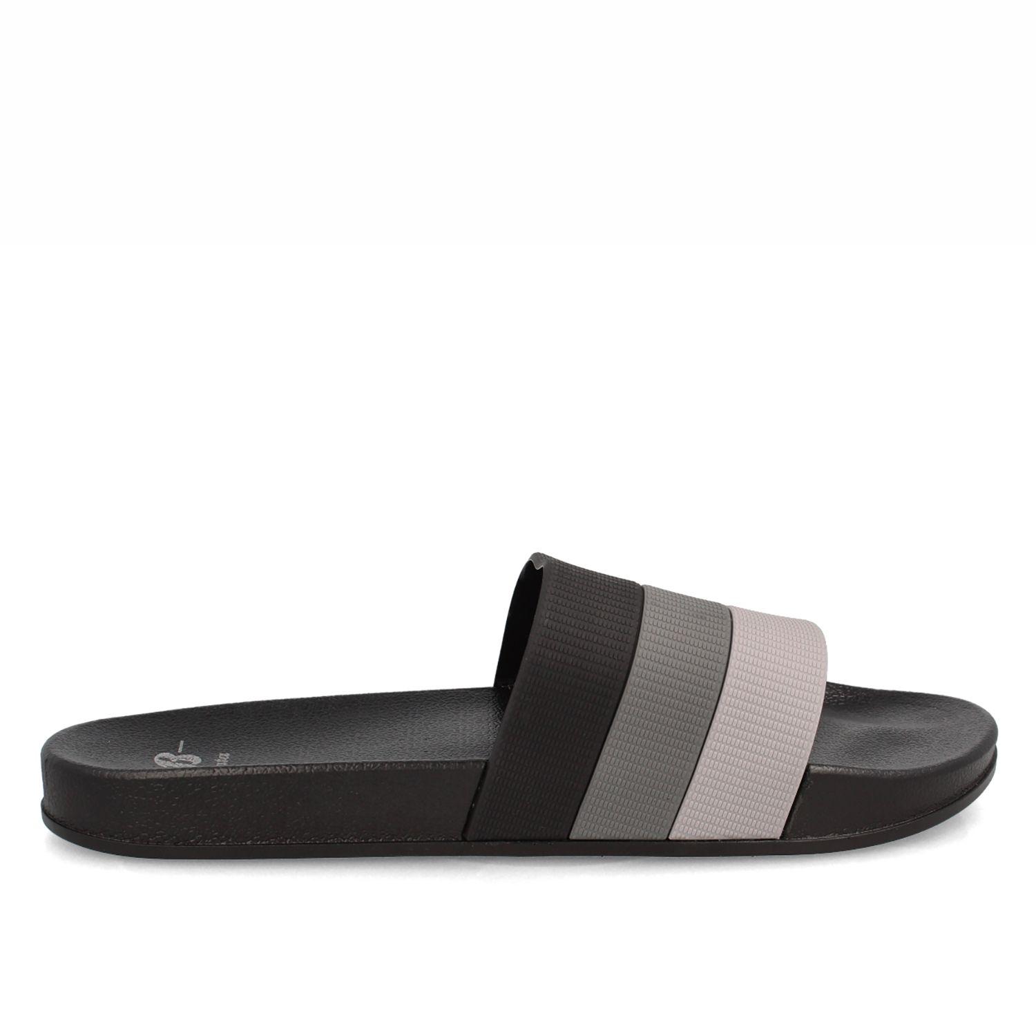 Sandalia Hombre Bata Slider Colores Negro-0