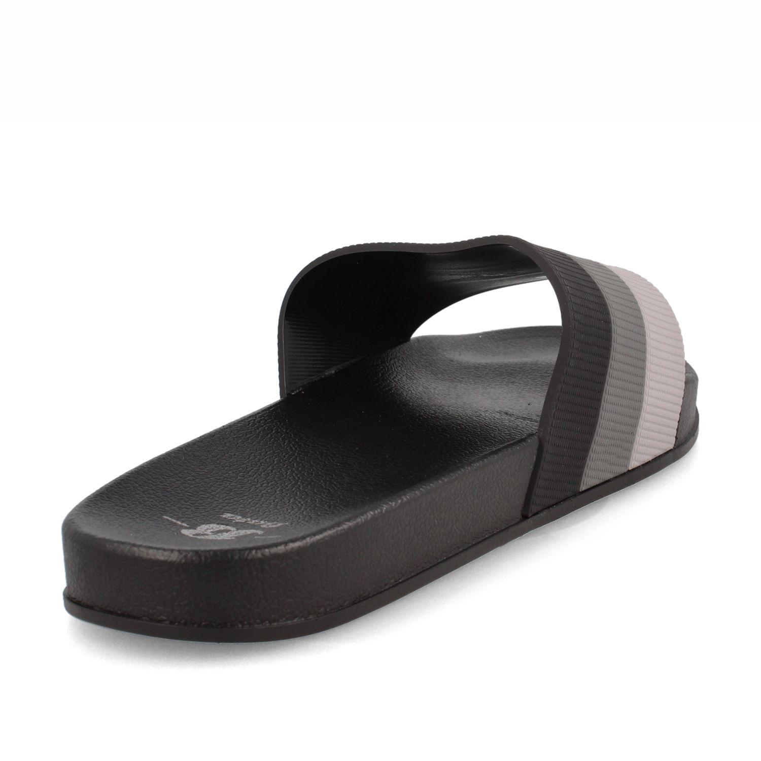 Sandalia Hombre Bata Slider Colores Negro-2