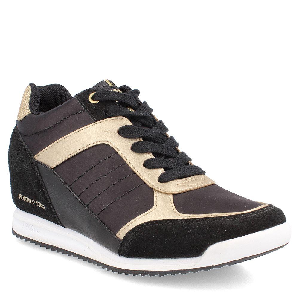 ZAPATILLA NORTH STAR MUJER HIGH PETRONAS NEGRO-0
