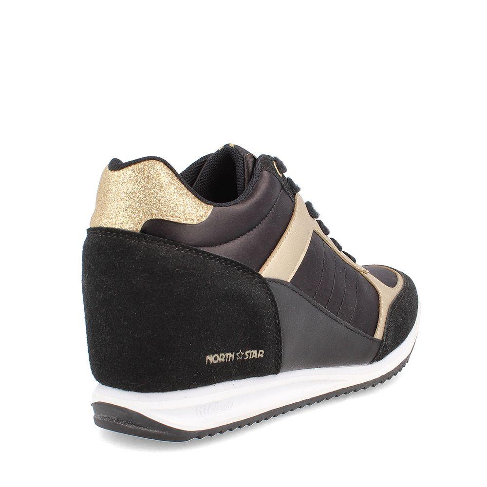 ZAPATILLA NORTH STAR MUJER HIGH PETRONAS NEGRO-3