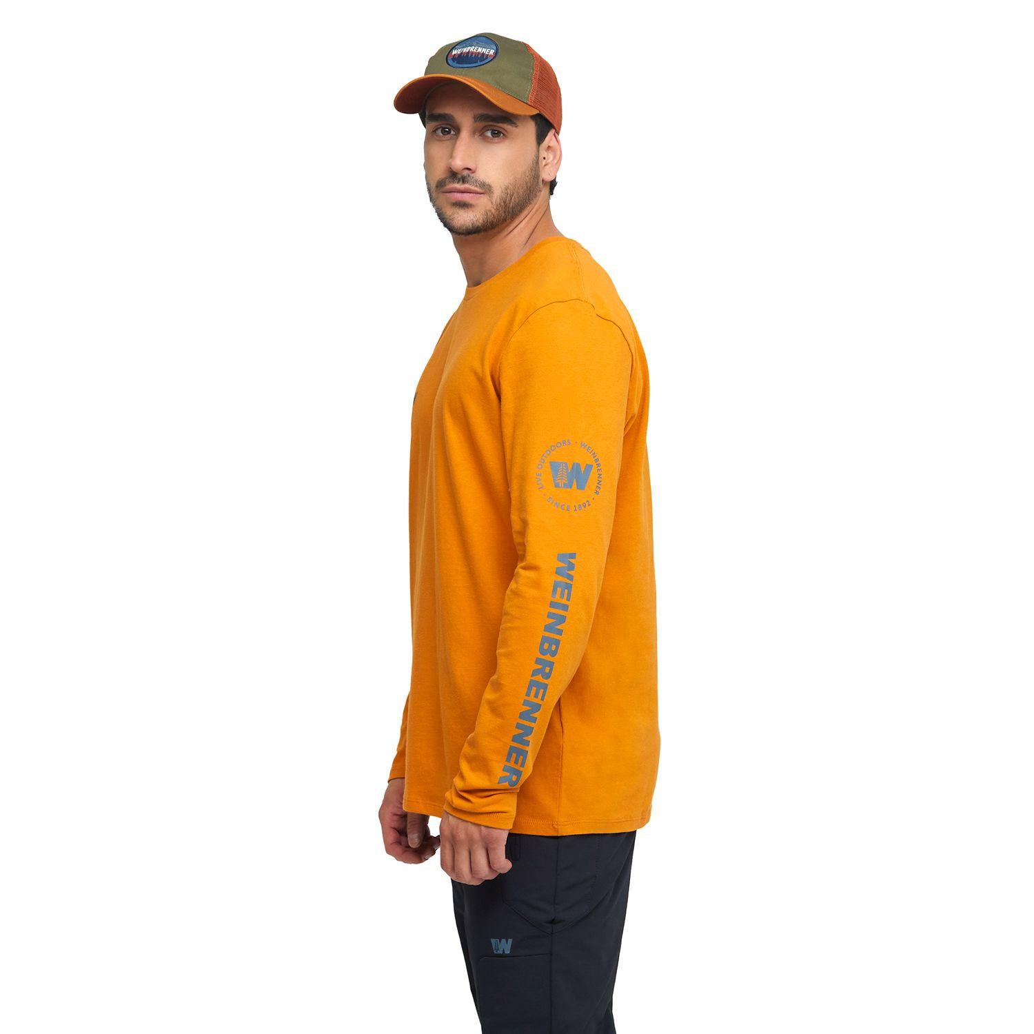 POLERA MANGA LARGA HOMBRE WEINBRENNER LAGAZA NARANJO-2