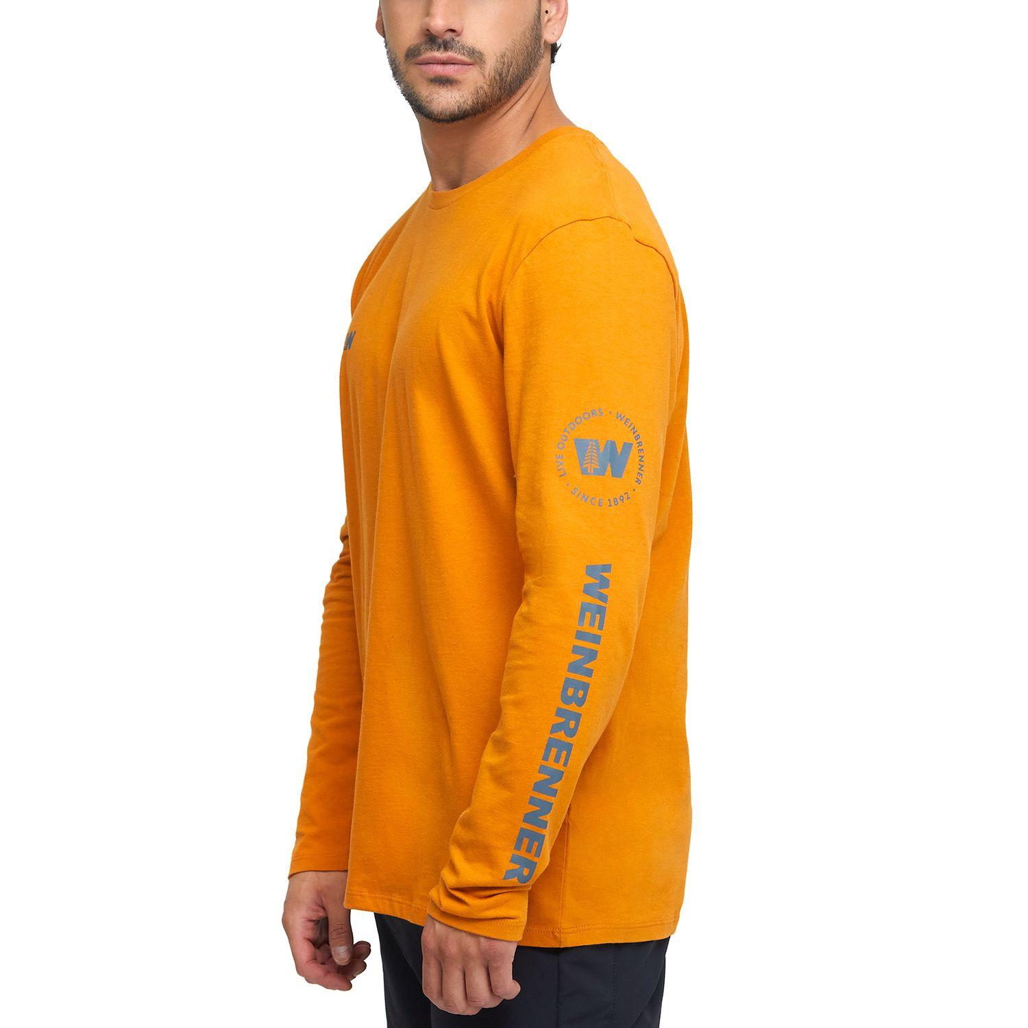 POLERA MANGA LARGA HOMBRE WEINBRENNER LAGAZA NARANJO-4