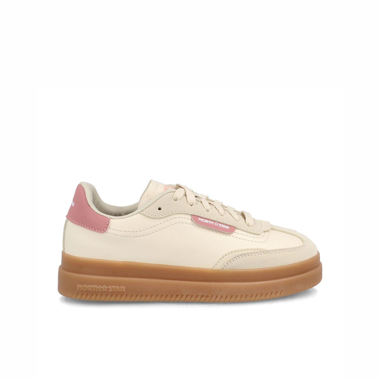 Zapatilla Mujer North Star Striker Elev8 Beige-Rosado-0