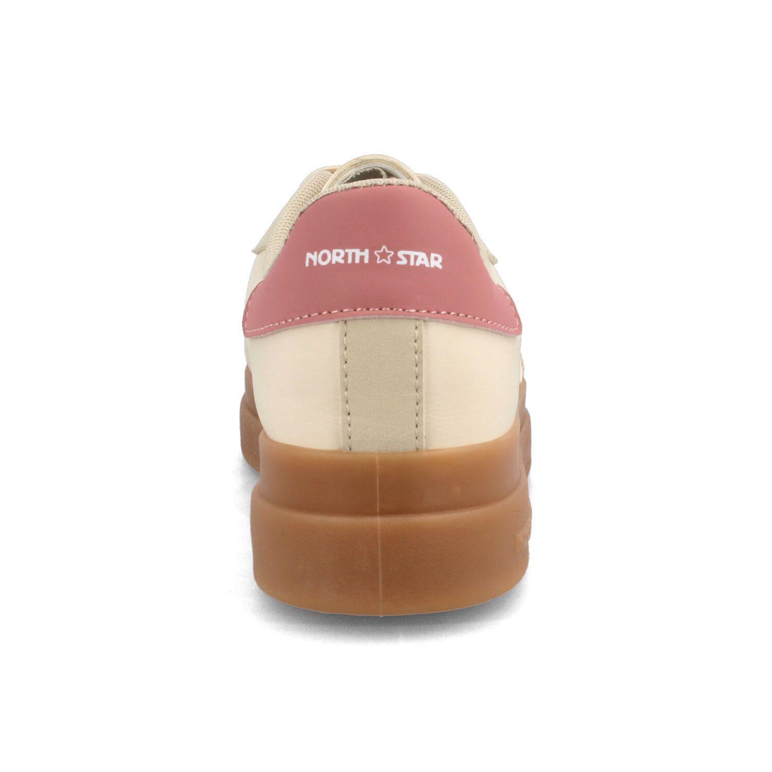 Zapatilla Mujer North Star Striker Elev8 Beige-Rosado-2