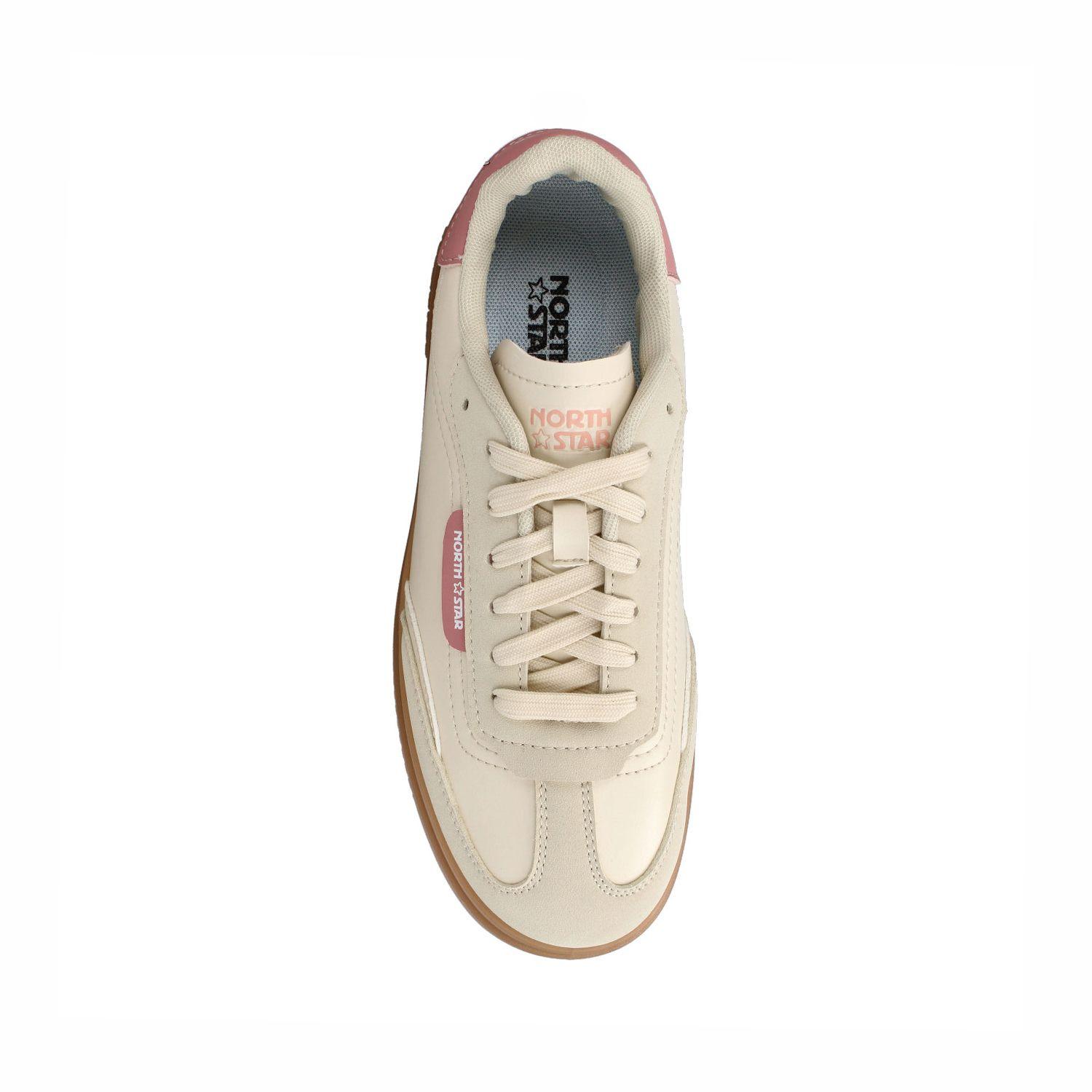 Zapatilla Mujer North Star Striker Elev8 Beige-Rosado-3