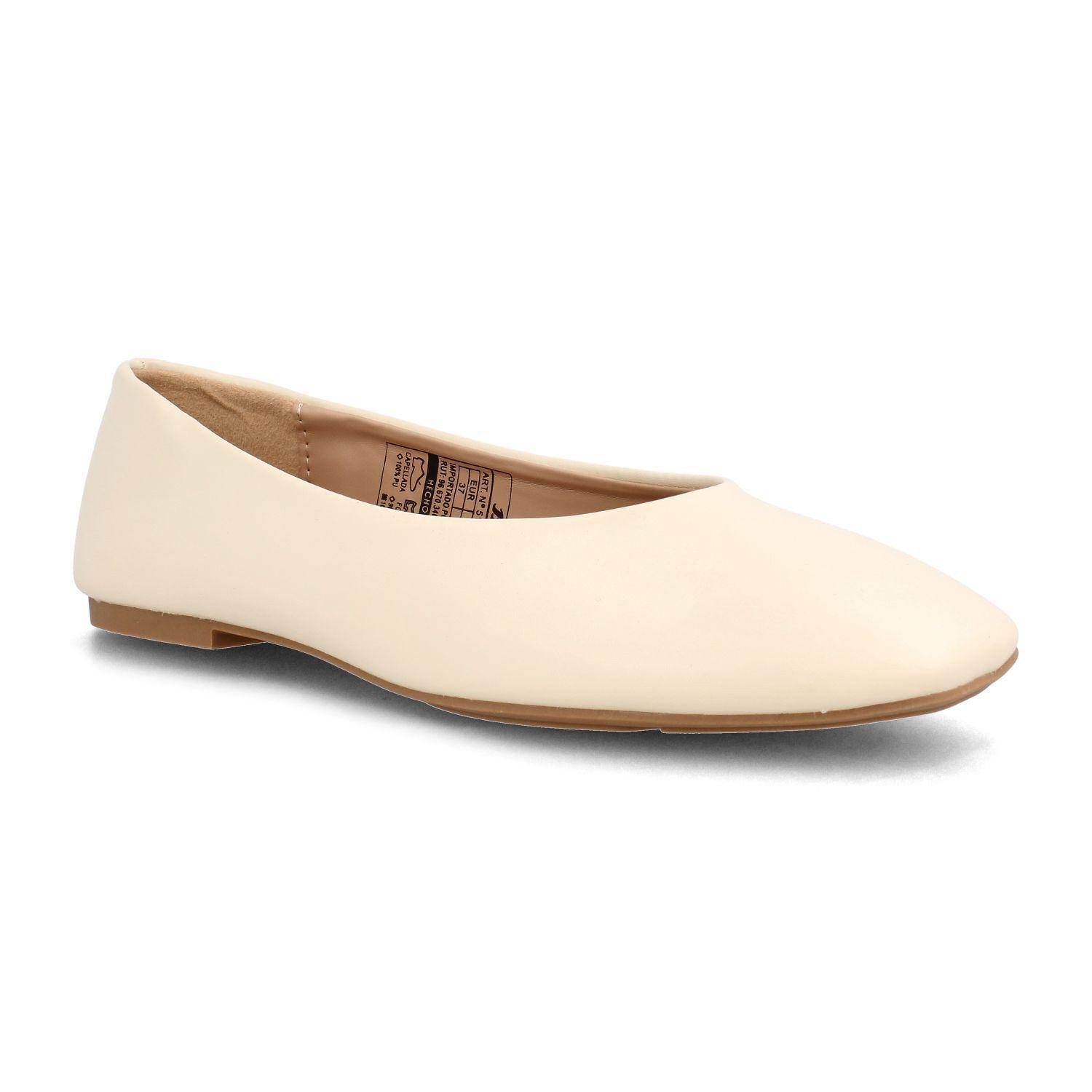 Ballerinas Mujer Bata London Beige-1