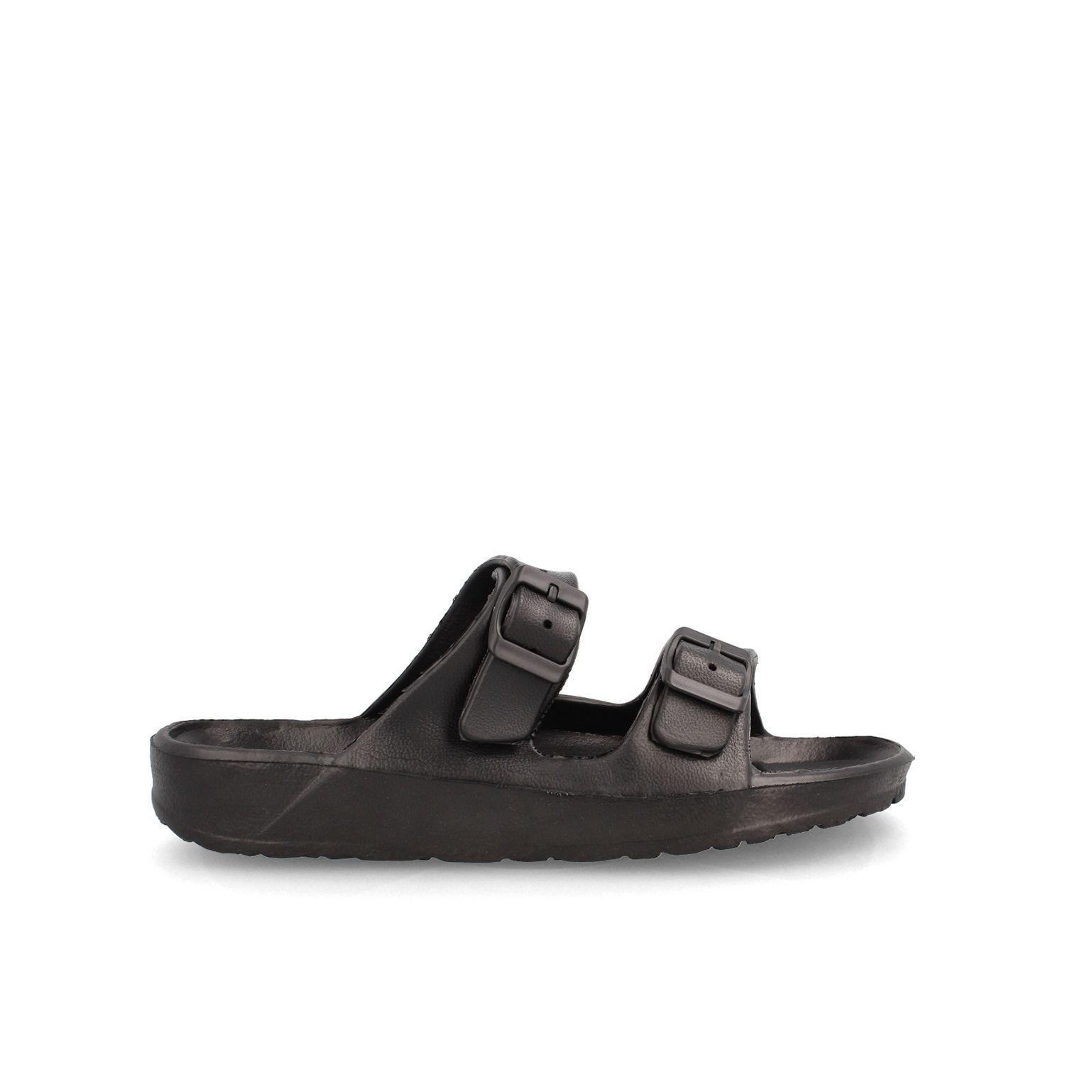 Sandalia Hombre Bata Slider Men Negro-0