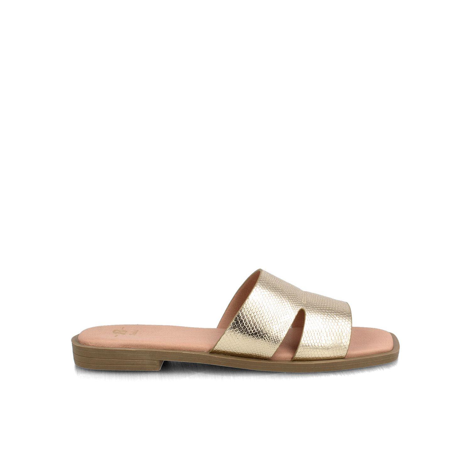 Sandalia Mujer Bata Odilia. Dorado-0