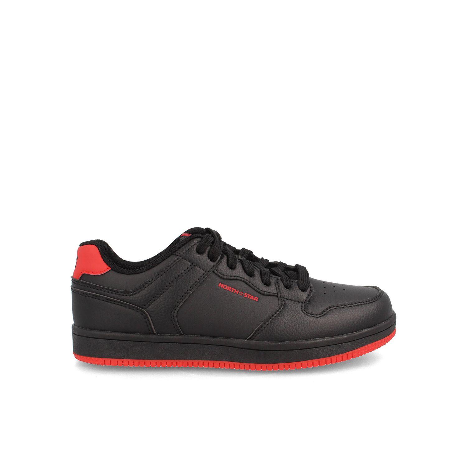 Zapatilla Niño North Star Michael Negro-Rojo-0